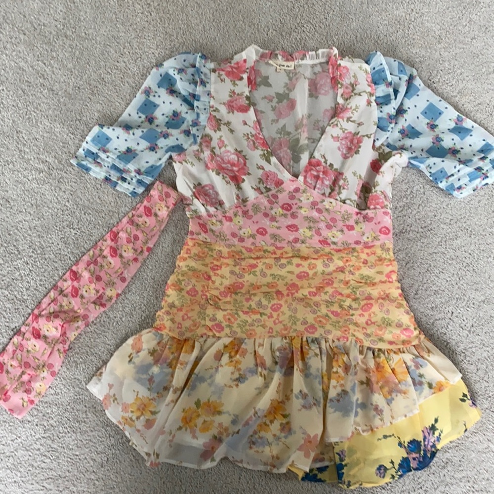 LOVESHACKFANCY dupe Mini Dress